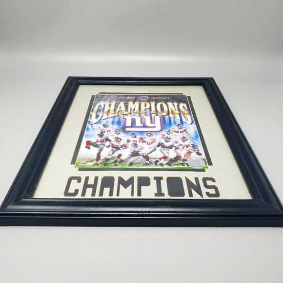 Framed Super Bowl XLII Champions New York Giants - Picture 1 of 10